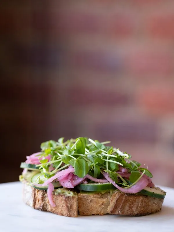 The Beet Box Menu Toast